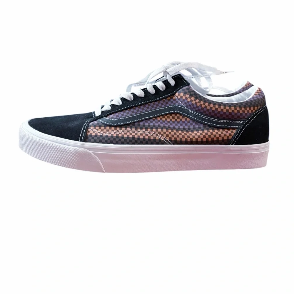 Vans Old Skool Tileboard in Black Orange Purple‎ New 11.5 - Picture 4 of 9